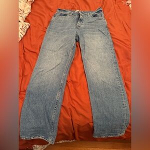 Abercrombie & Fitch Light Blue 90s straight leg jeans